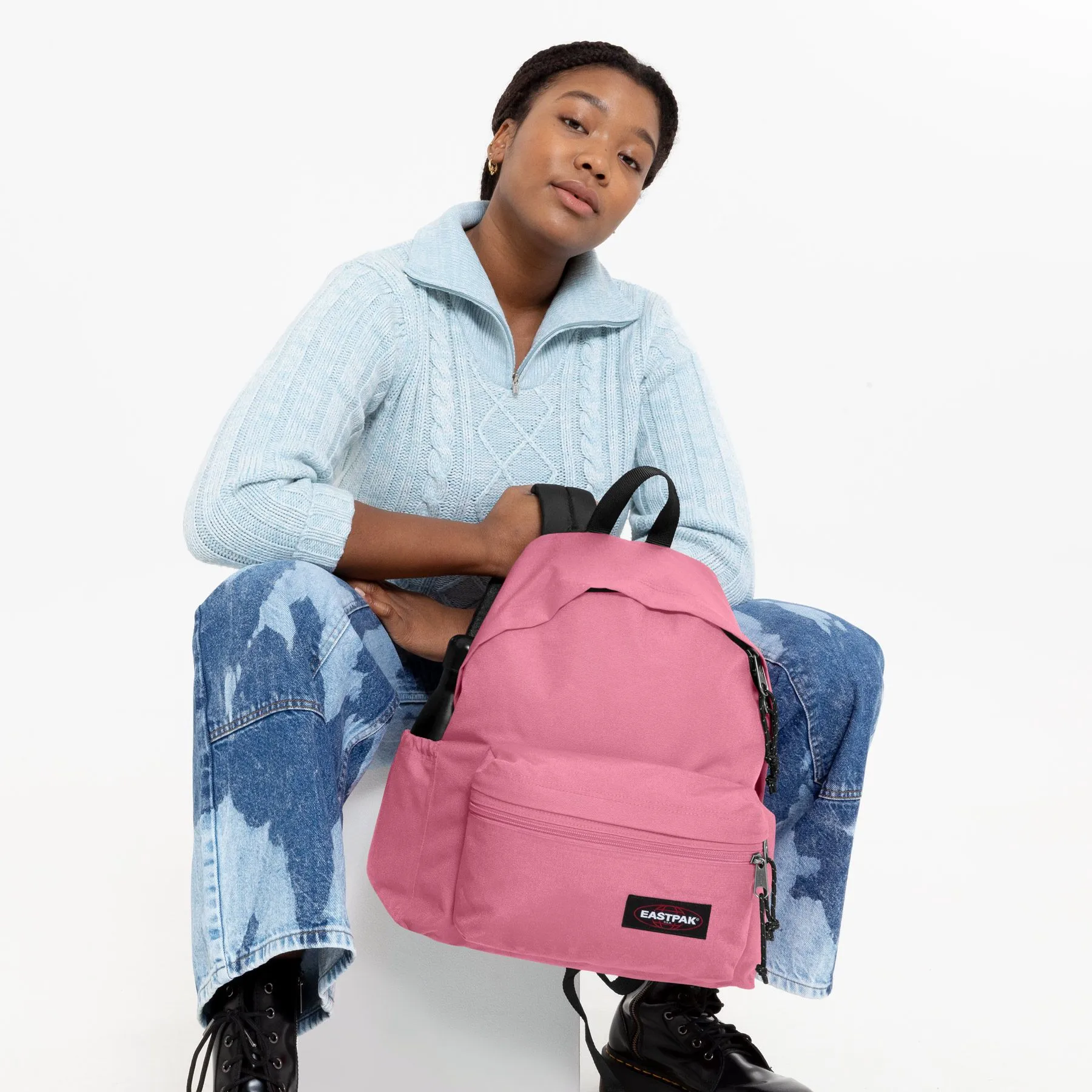 MOCHILA EASTPAK Padded Zippl’r 24 Litros con bolsillo portátil EA5B74U90 + Trusted Pink rosa chicle