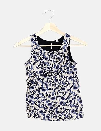 Name it Blusa beige estampado floral