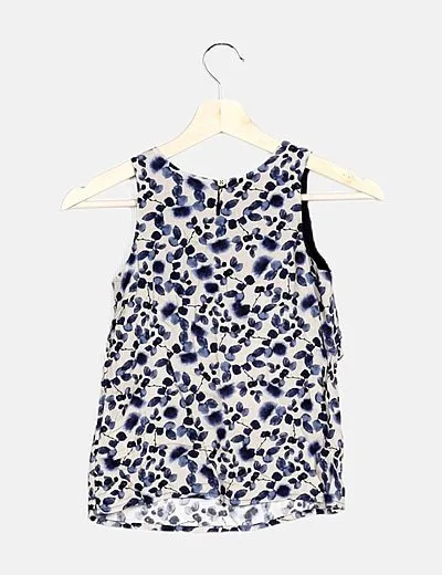 Name it Blusa beige estampado floral