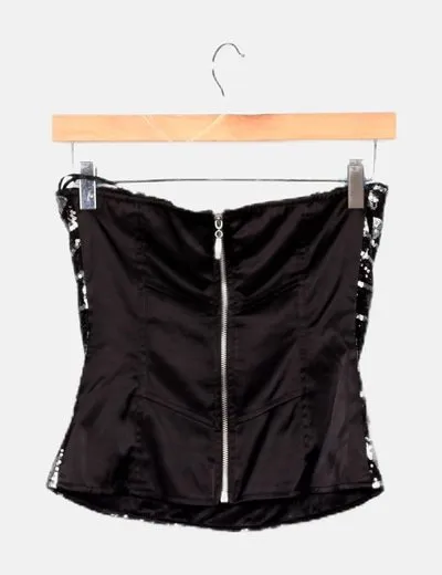 NoName Corset lentejuelas étnico