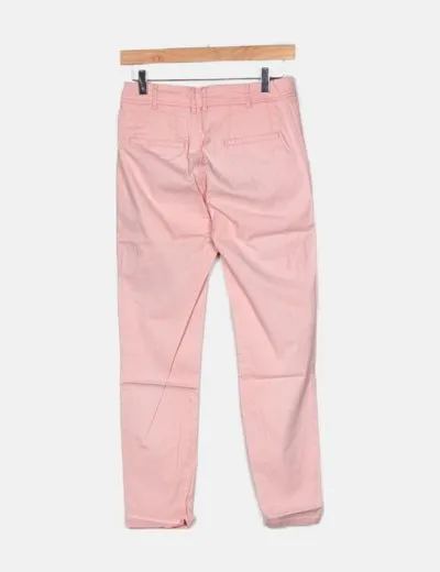 NoName Pantalón rosa chino