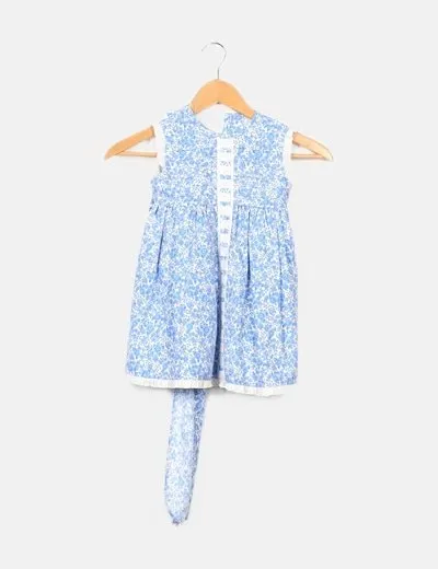 NoName Vestido bicolor estampado floral