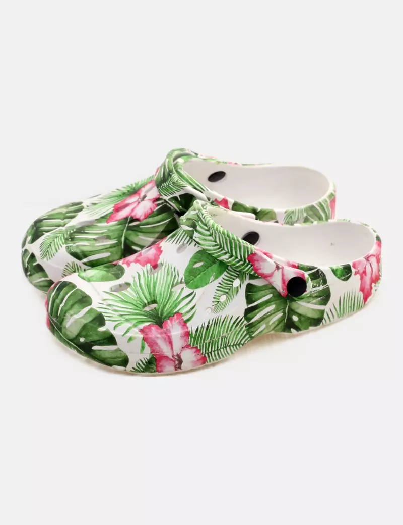 NoName Zueco estampado floral