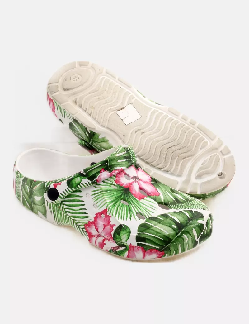NoName Zueco estampado floral
