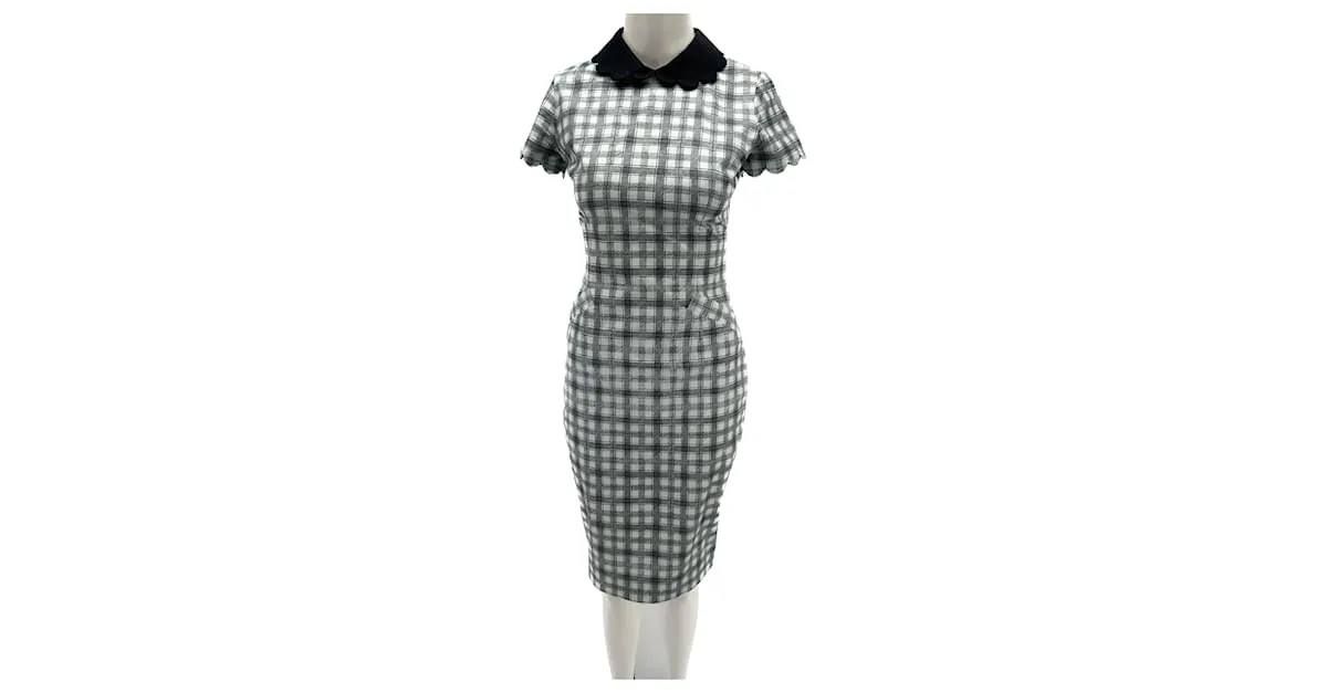 OLYMPIA LE TAN Vestidos T.fr 36 Algodón Negro 