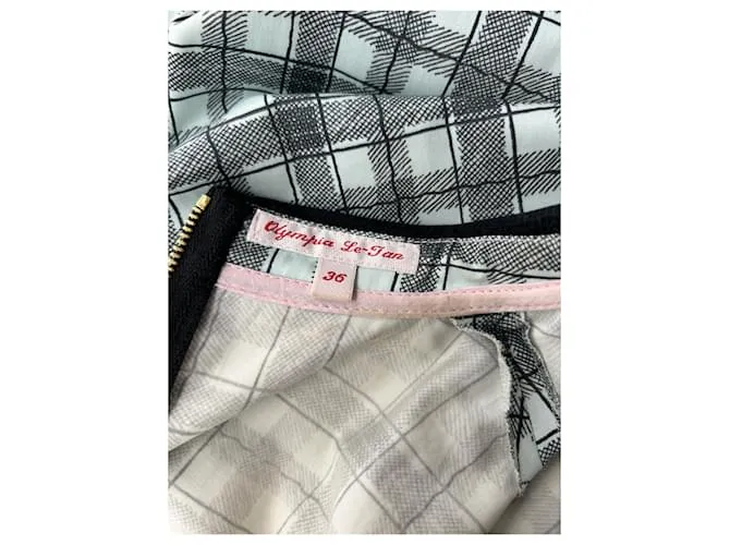 OLYMPIA LE TAN Vestidos T.fr 36 Algodón Negro 