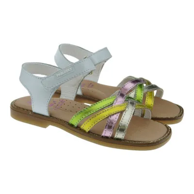 PABLOSKYSandalia niña velcro blanco Pablosky 420308