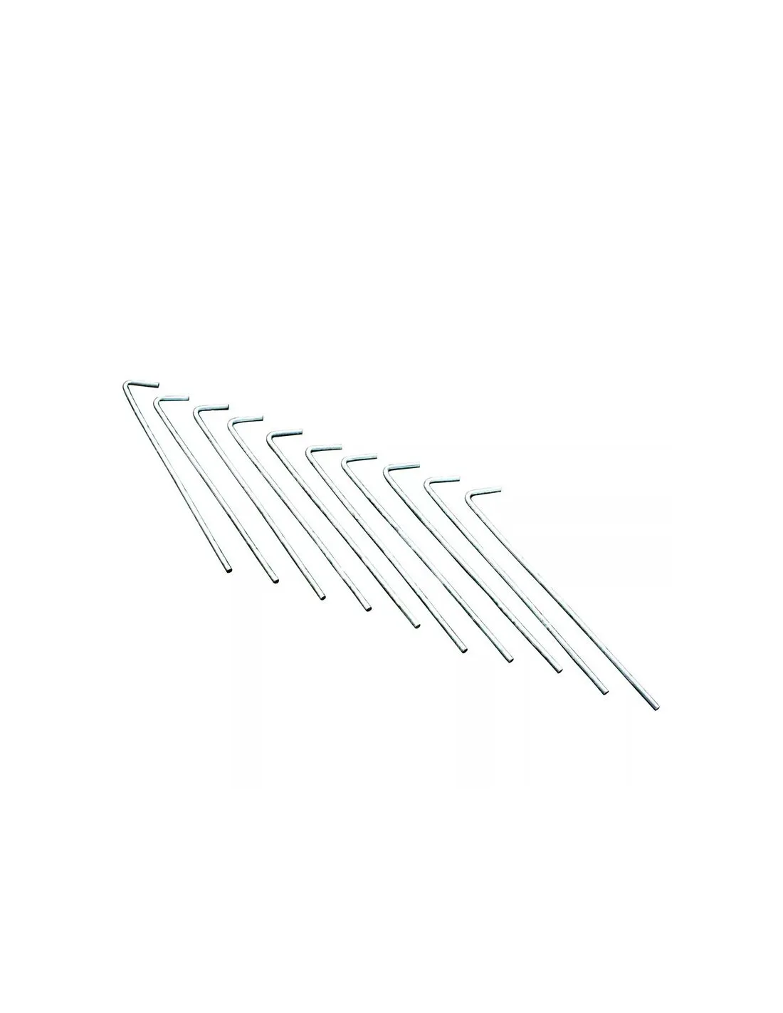 Pack 10 clavijas Regatta Steel Peg 8" Roundwire