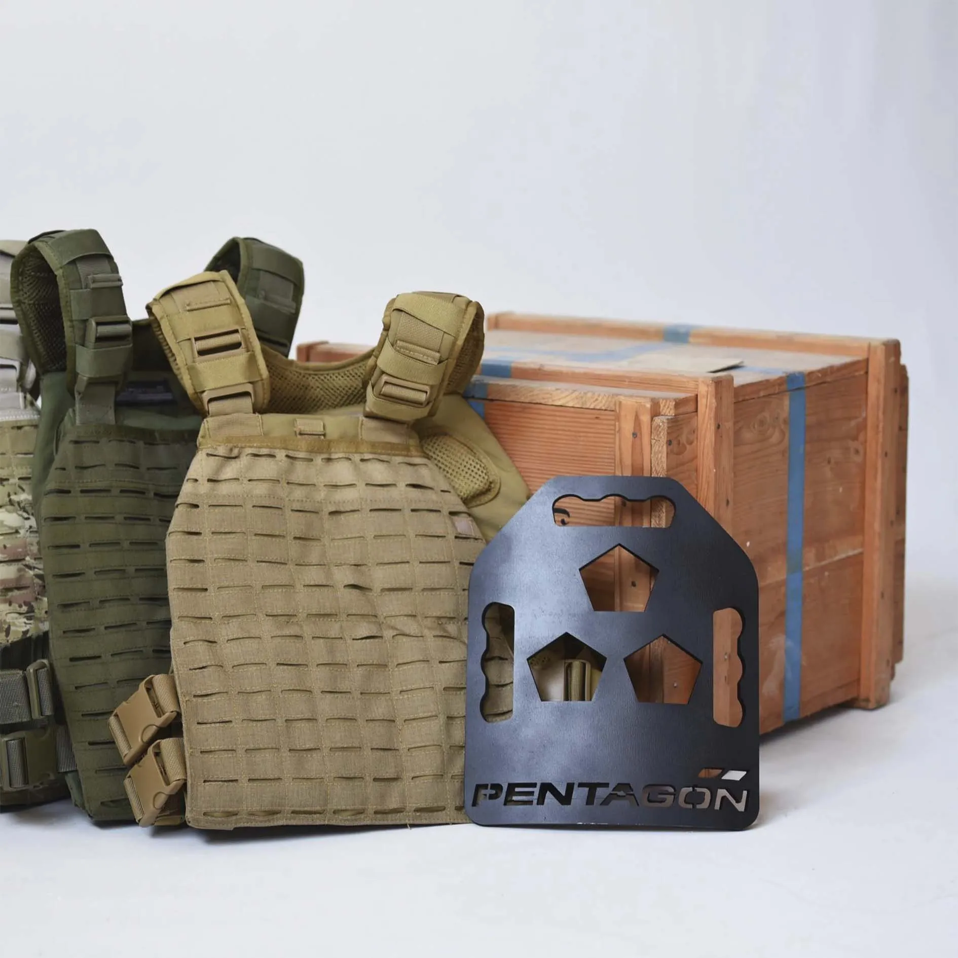 PACK DE 2 PLACAS AVRON TACFITNESS (3KG) PENTAGON