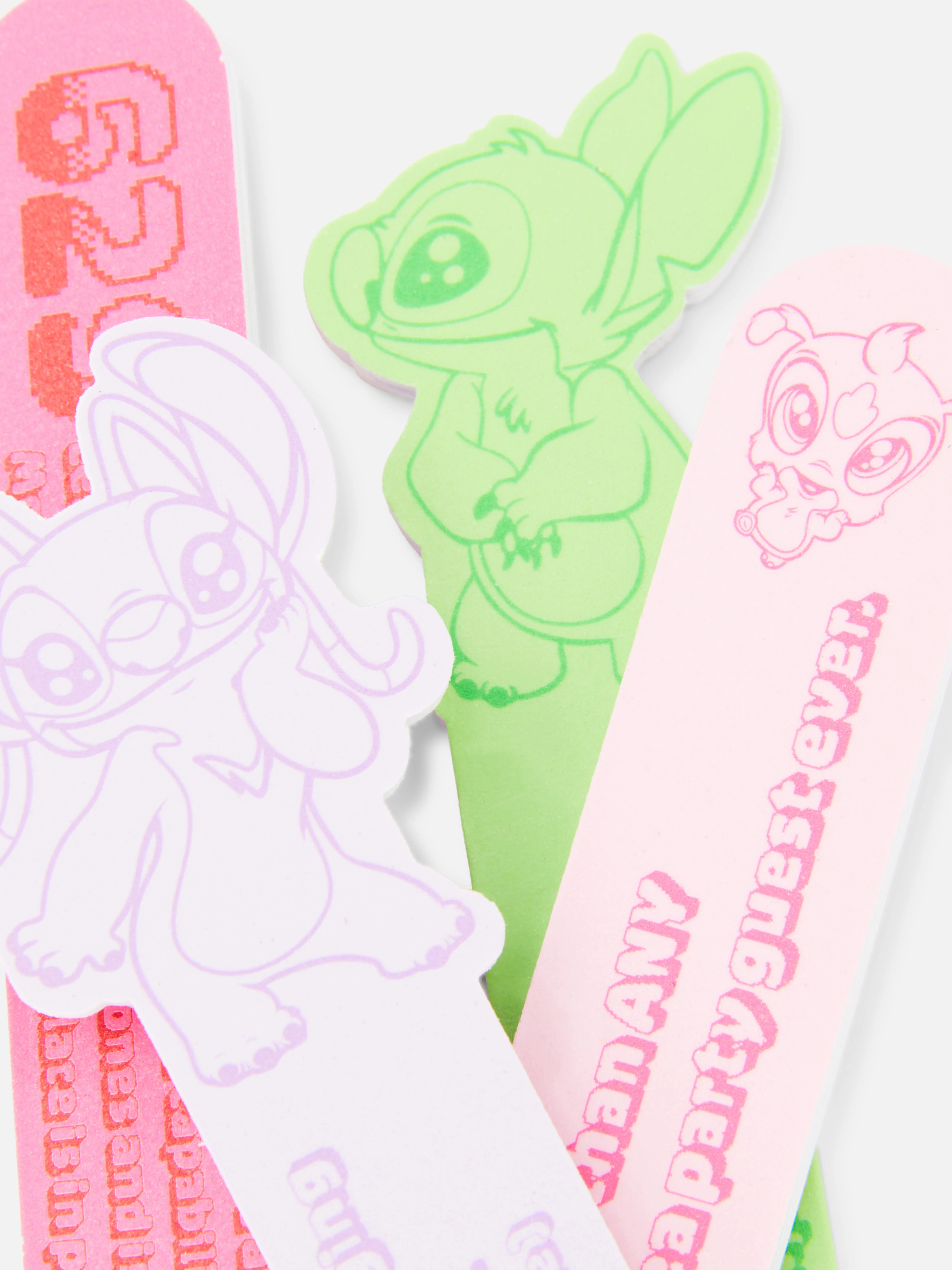 Pack de 4 limas de uñas de Lilo y Stich de Disney