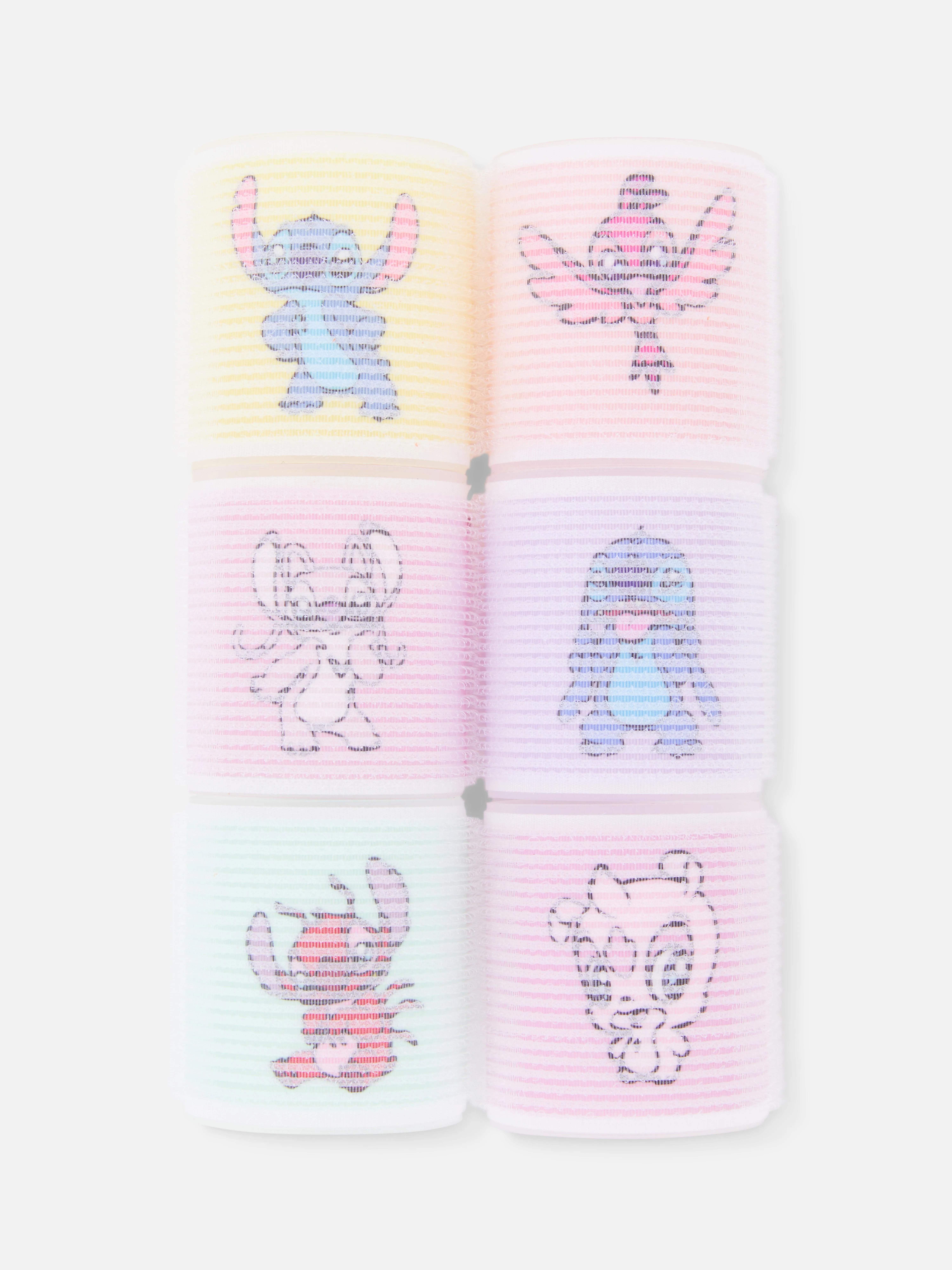 Pack de 6 rulos de velcro de Lilo y Stitch de Disney