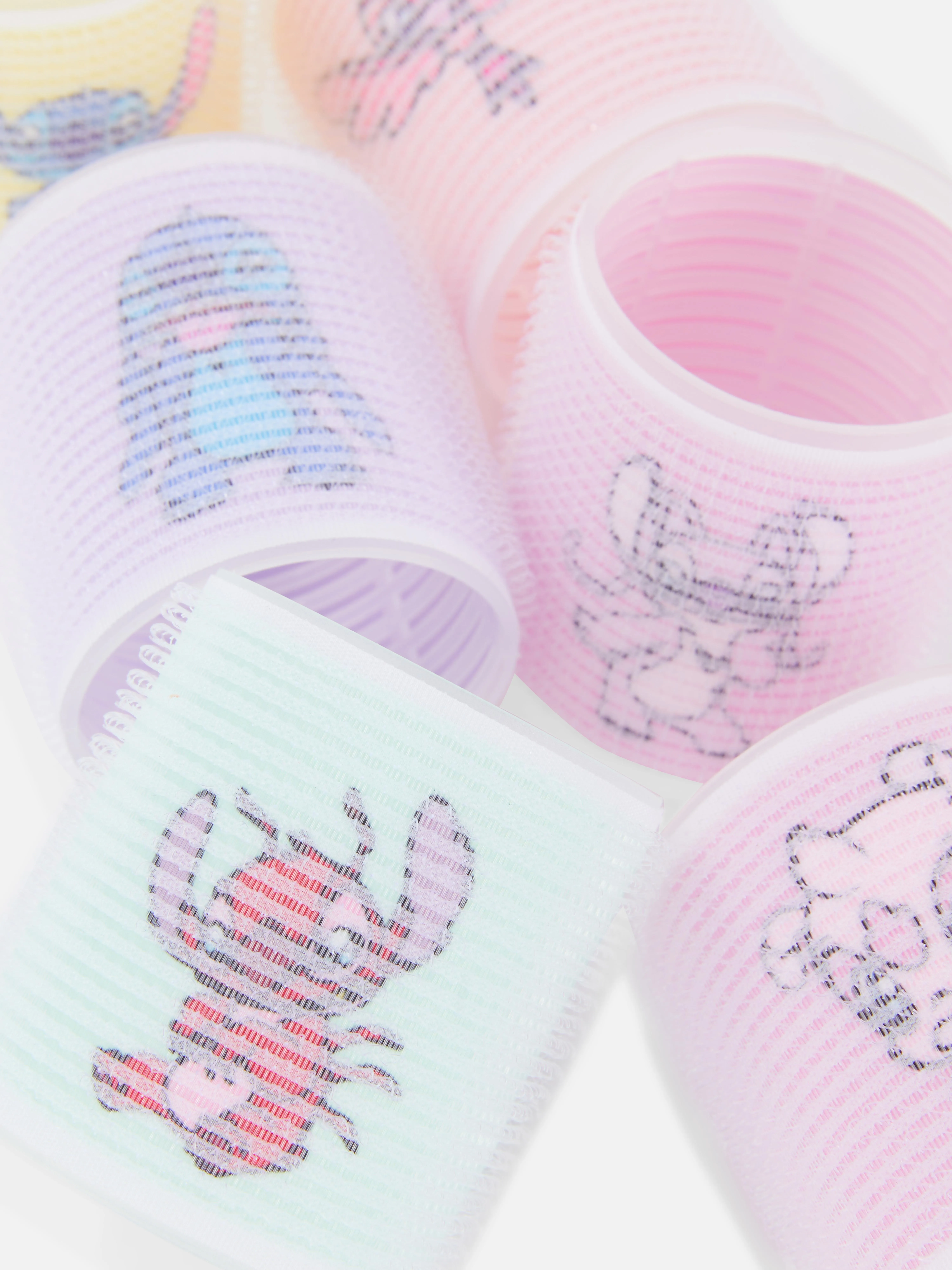 Pack de 6 rulos de velcro de Lilo y Stitch de Disney