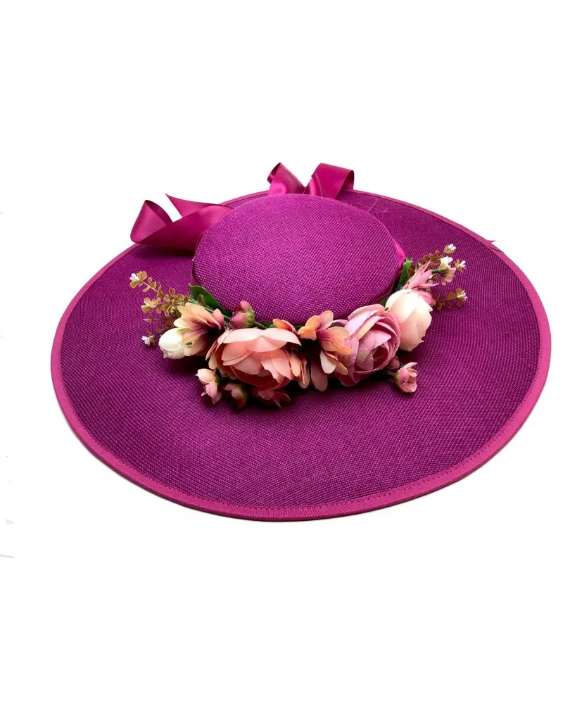 PAMELAS PARA BODAS Y EVENTOS COLOR BUGAMBILLA Y FLORES ROSA PALO