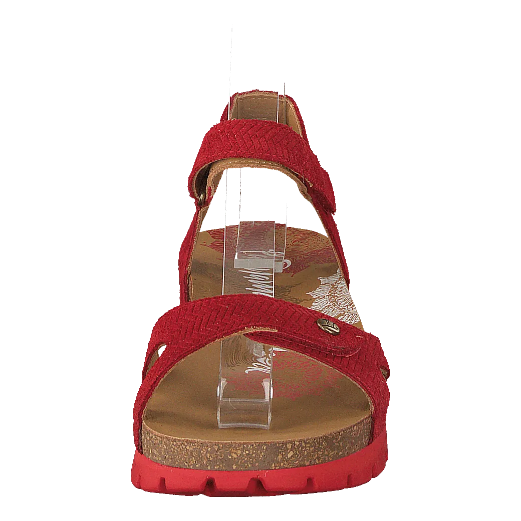 Panama Jack calzado Sulia Menorca Velour Rojo/red