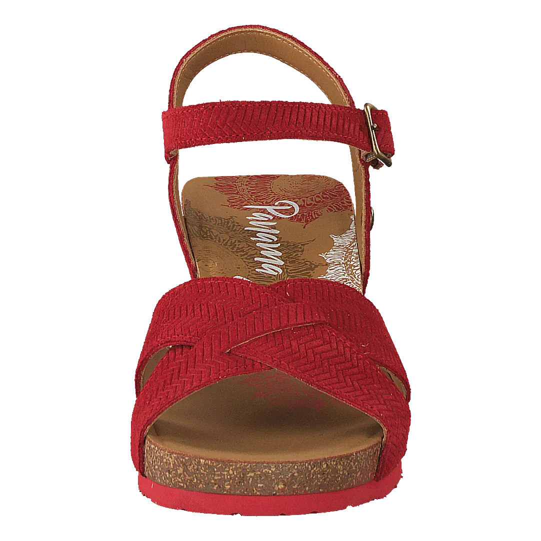Panama Jack calzado Vika Menorca Velour Rojo/red