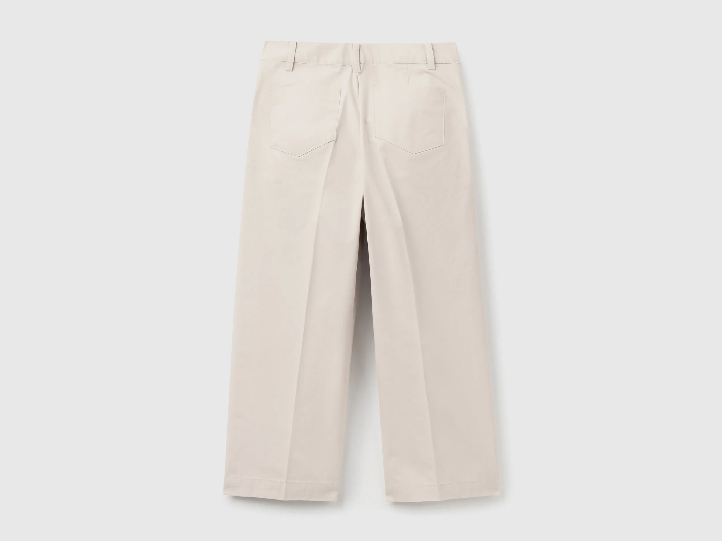 Pantalón cropped de 100 % algodón