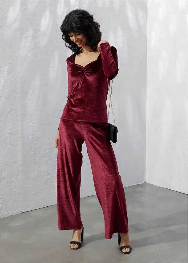 Pantalón Burdeos