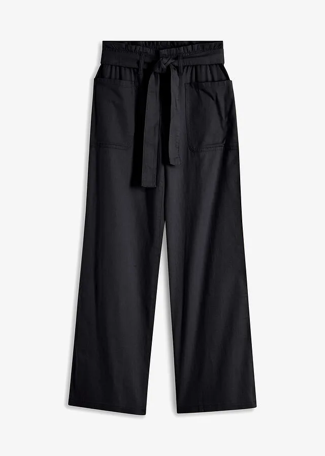 Pantalón capri Negro