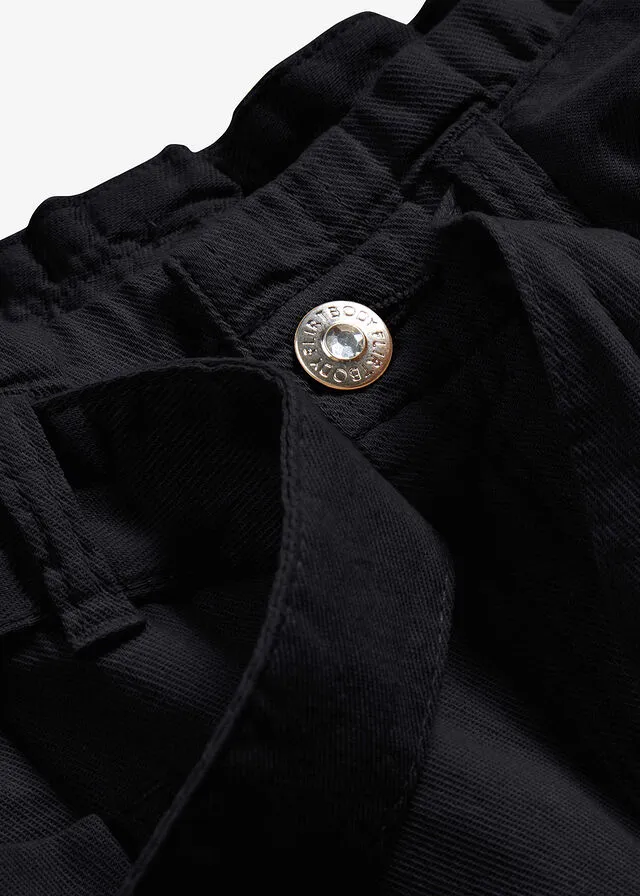 Pantalón capri Negro