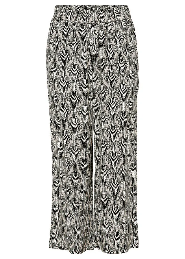 PANTALóN CON CINTURILLA ELáSTICA NEGROBEIGE ARENA CON ESTAMPADO GRáFICO