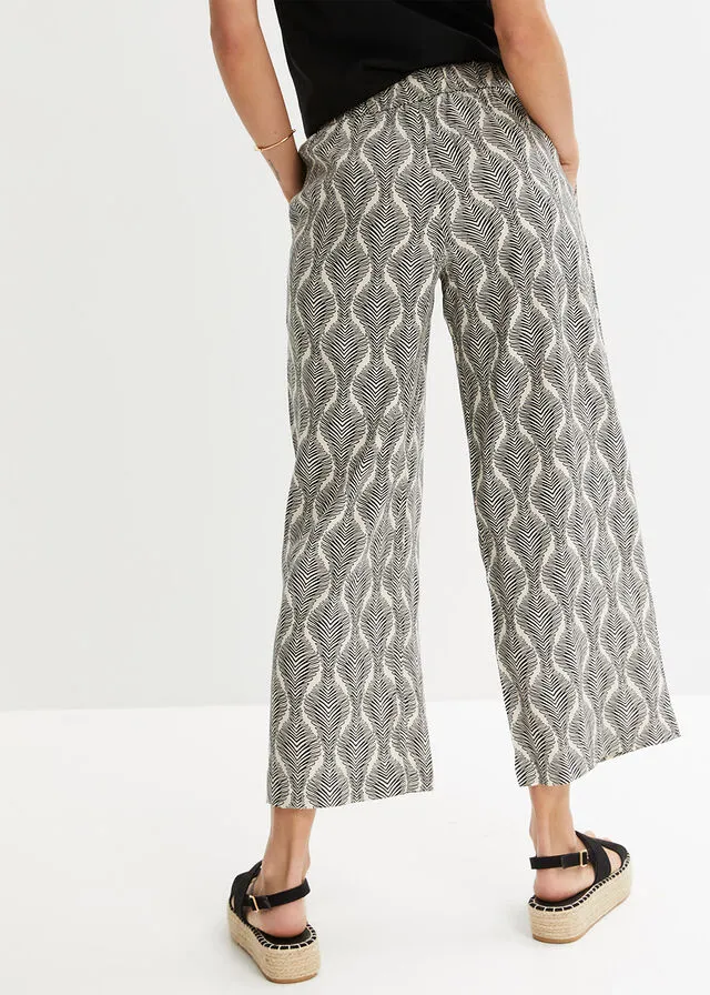 PANTALóN CON CINTURILLA ELáSTICA NEGROBEIGE ARENA CON ESTAMPADO GRáFICO