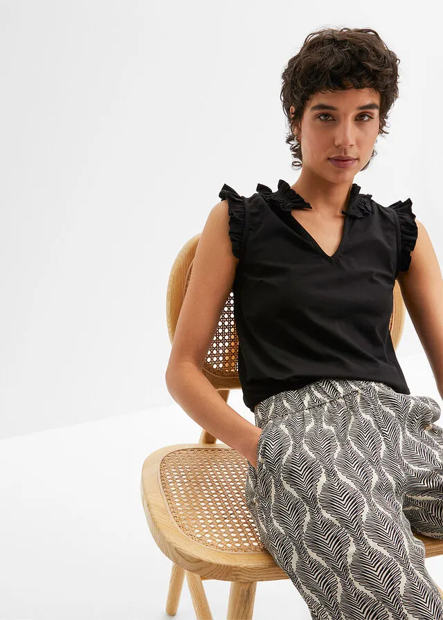 PANTALóN CON CINTURILLA ELáSTICA NEGROBEIGE ARENA CON ESTAMPADO GRáFICO