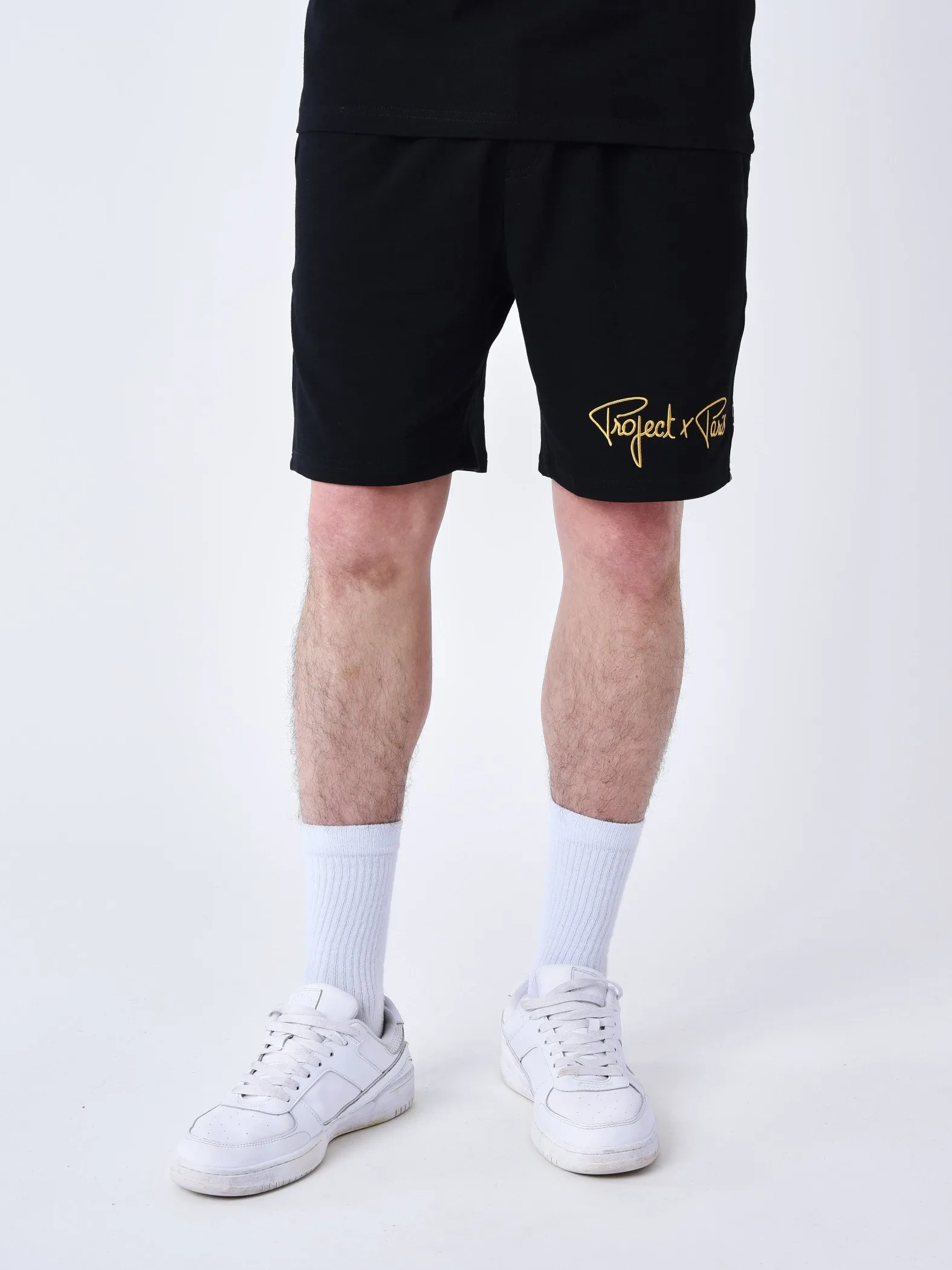 Pantalón corto clásico Rayas laterales bordadas