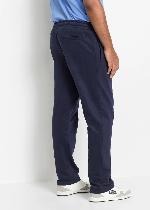 Pantalón de chándal con estampado y aplicación Azul marino estampado