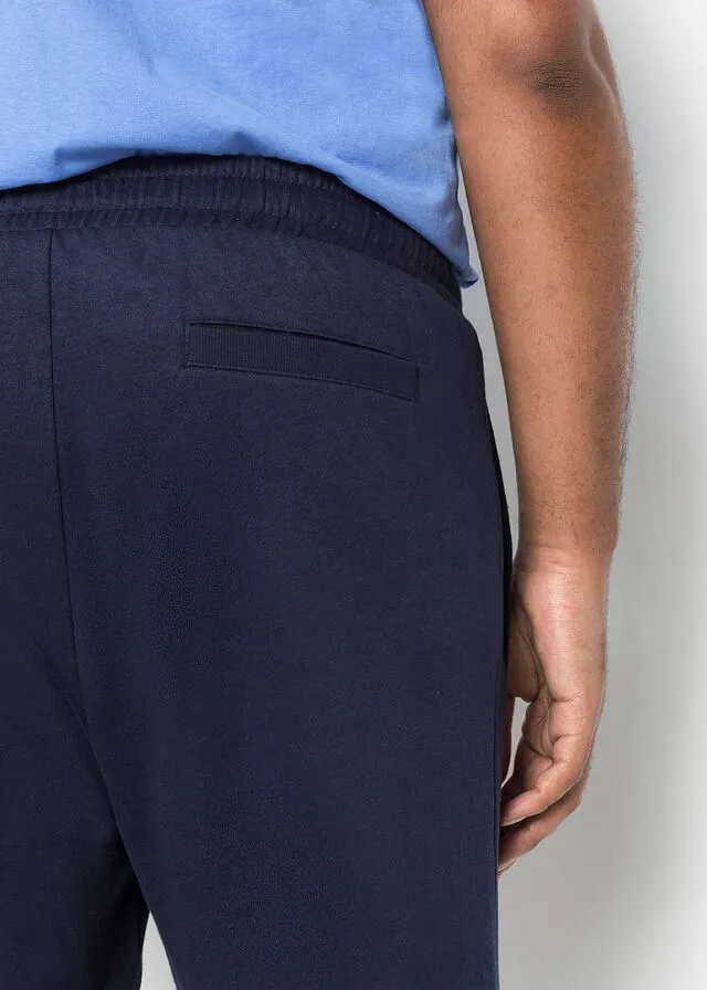 Pantalón de chándal con estampado y aplicación Azul marino estampado