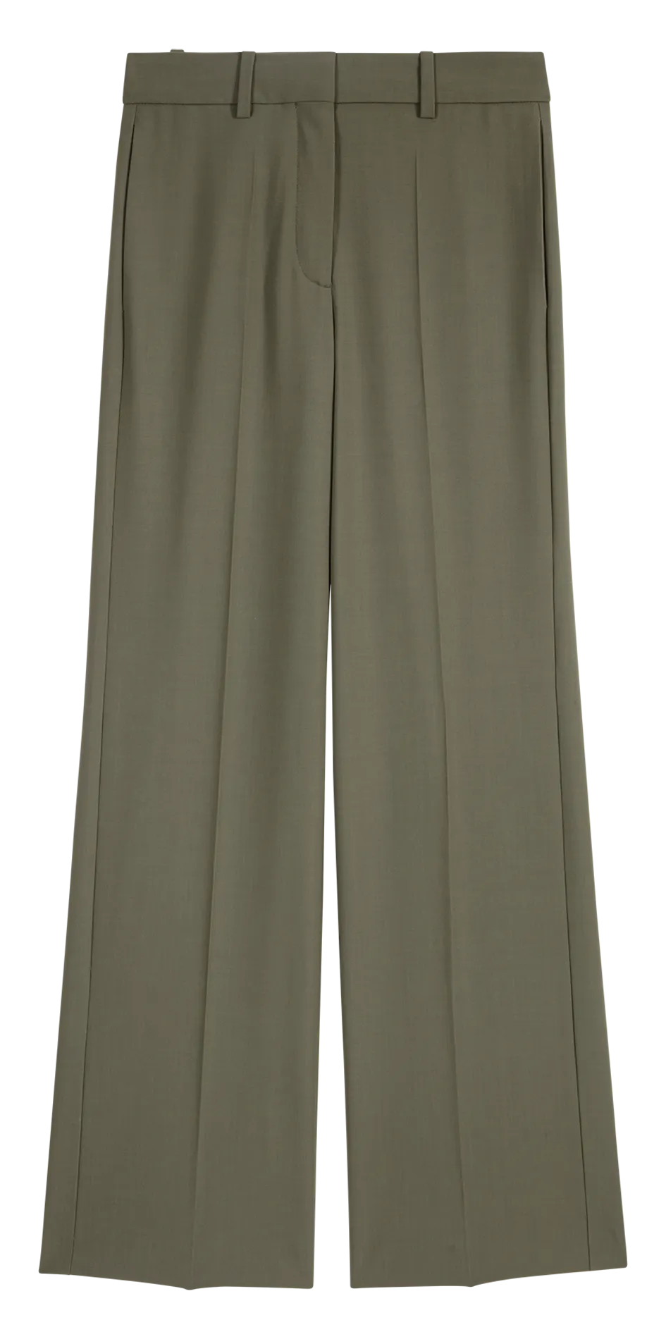 Pantalón de sastre recto en caqui