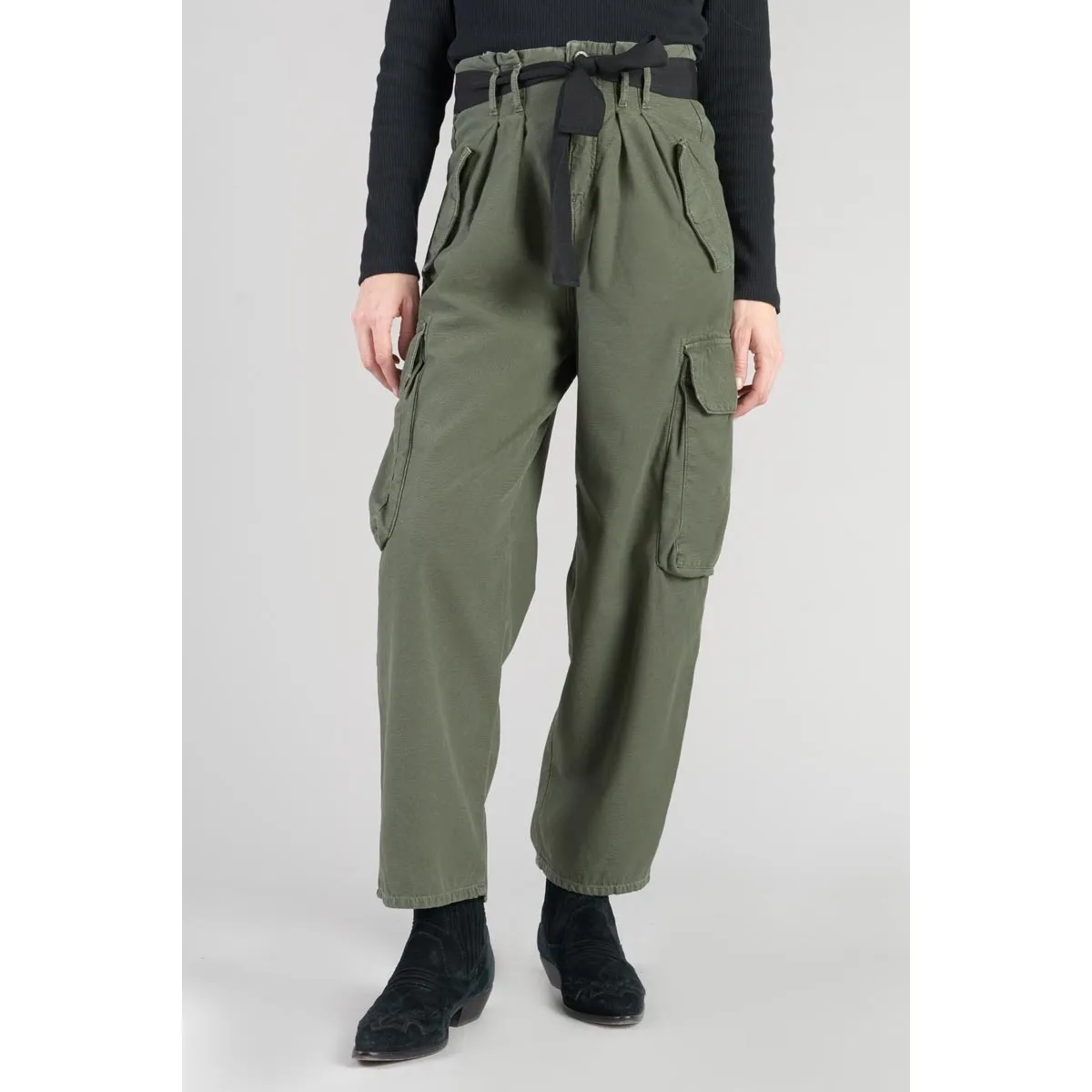 Pantalón loose, ancho AMBROISE