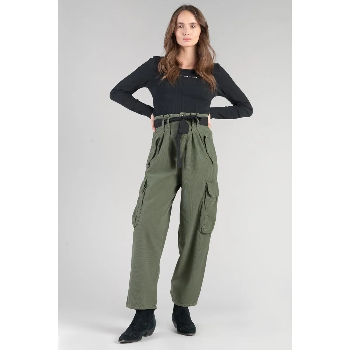 Pantalón loose, ancho AMBROISE