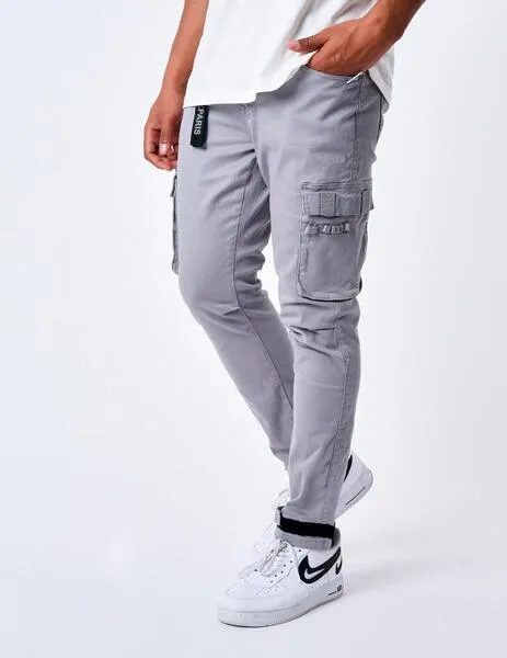 PANTALóN PROJECT X PARIS 1990006 CARGO VELCRO  GRIS
