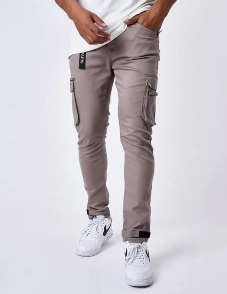 PANTALóN PROJECT X PARIS 1990006 CARGO VELCRO  TAUPE