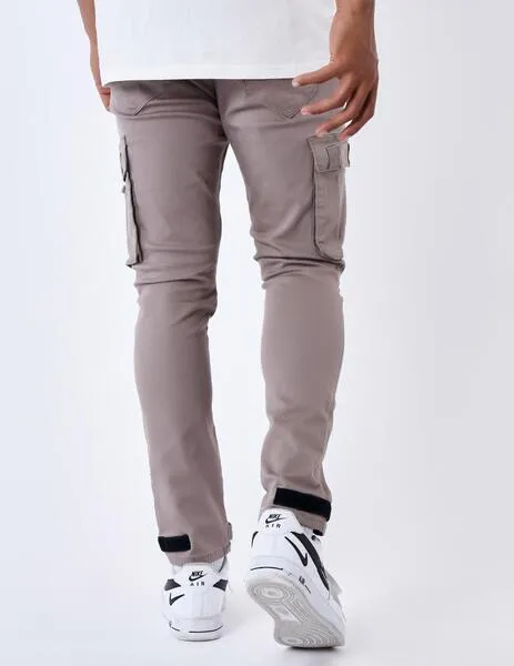 PANTALóN PROJECT X PARIS 1990006 CARGO VELCRO  TAUPE