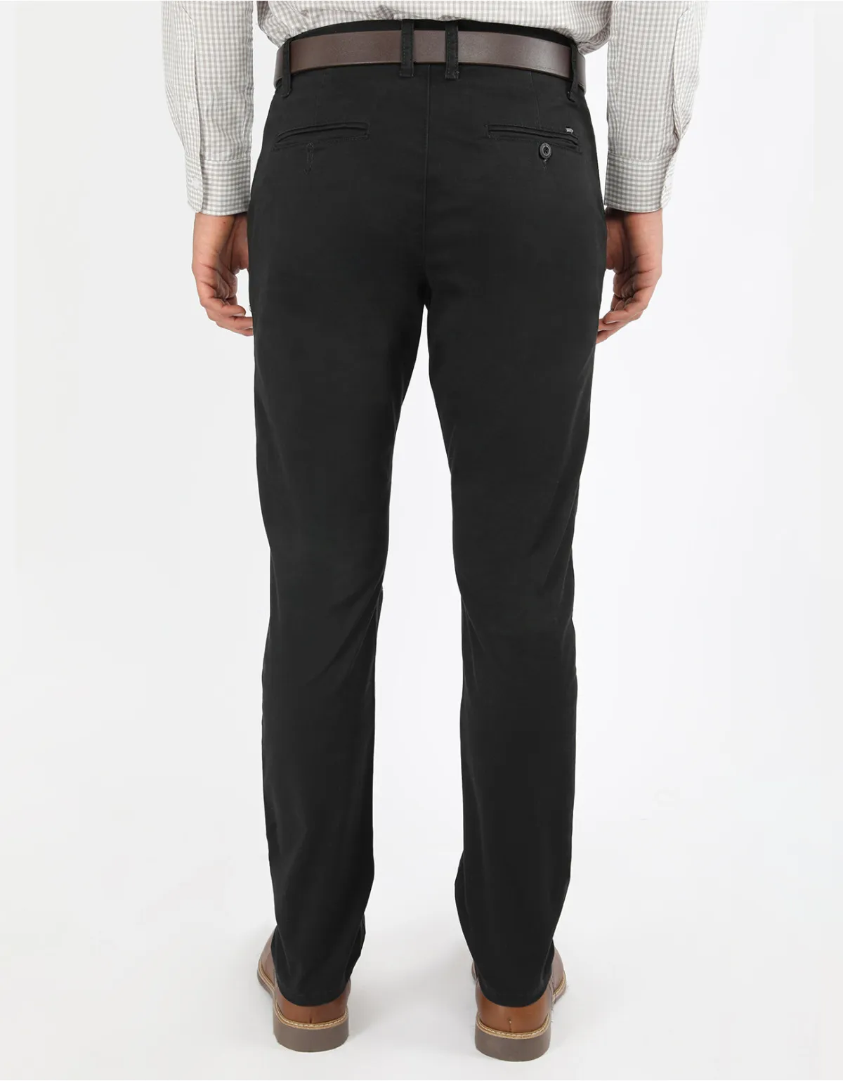 Pantalón regular fit negro