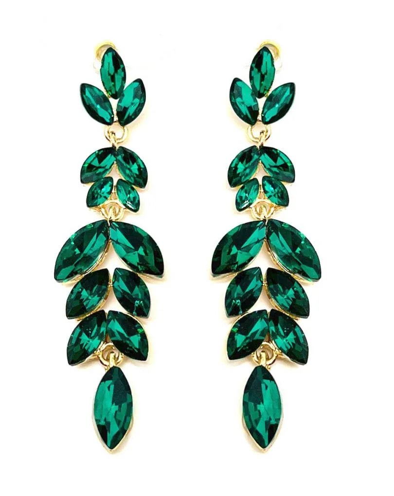 PENDIENTES DE FIESTA VERDES PARA UN FABULOSO LOOK DE NOCHE