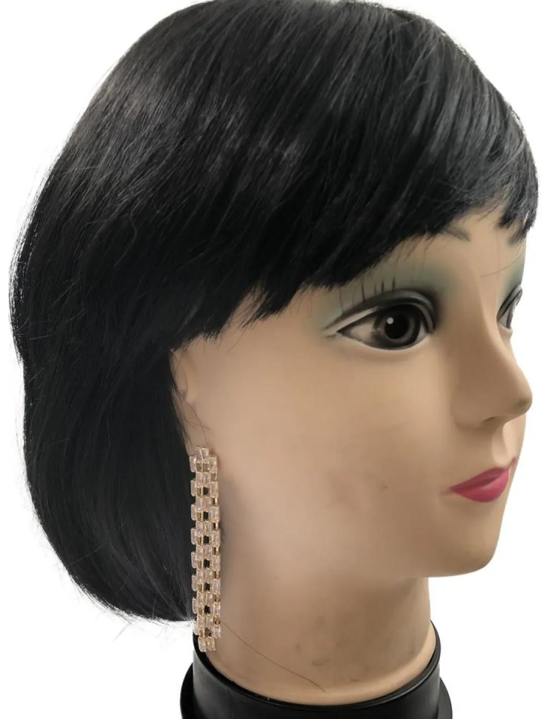 PENDIENTES LARGOS DORADOS ESPECIAL BODAS DE NOCHE Y EVENTOS