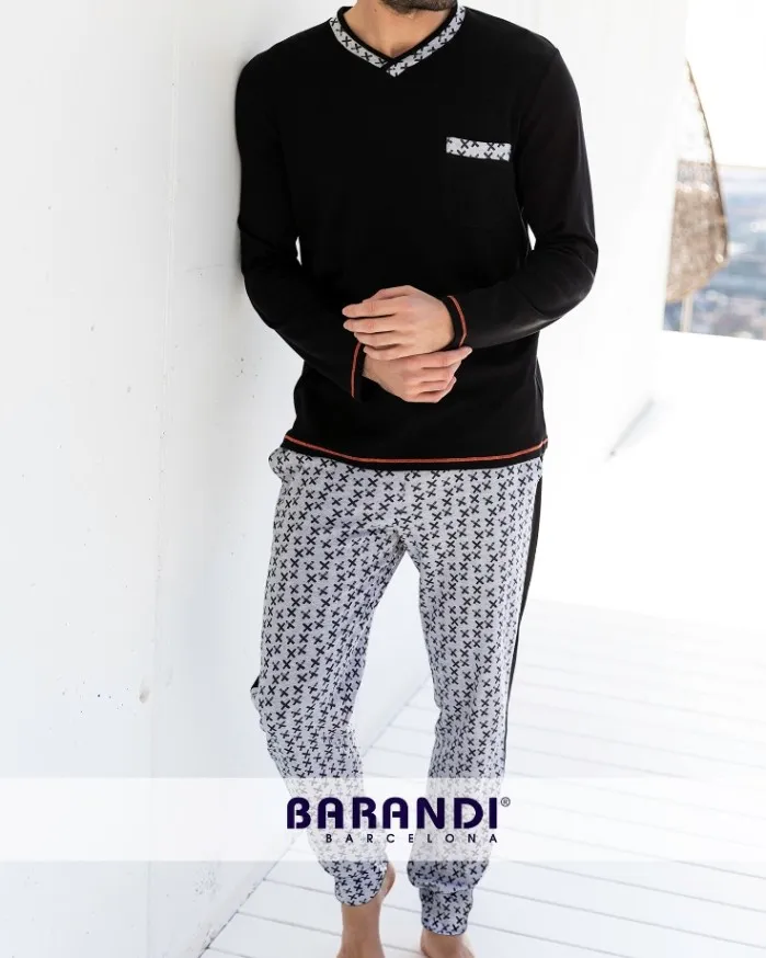 PIJAMA INVIERNO CABALLERO CROSS11 BARANDI
