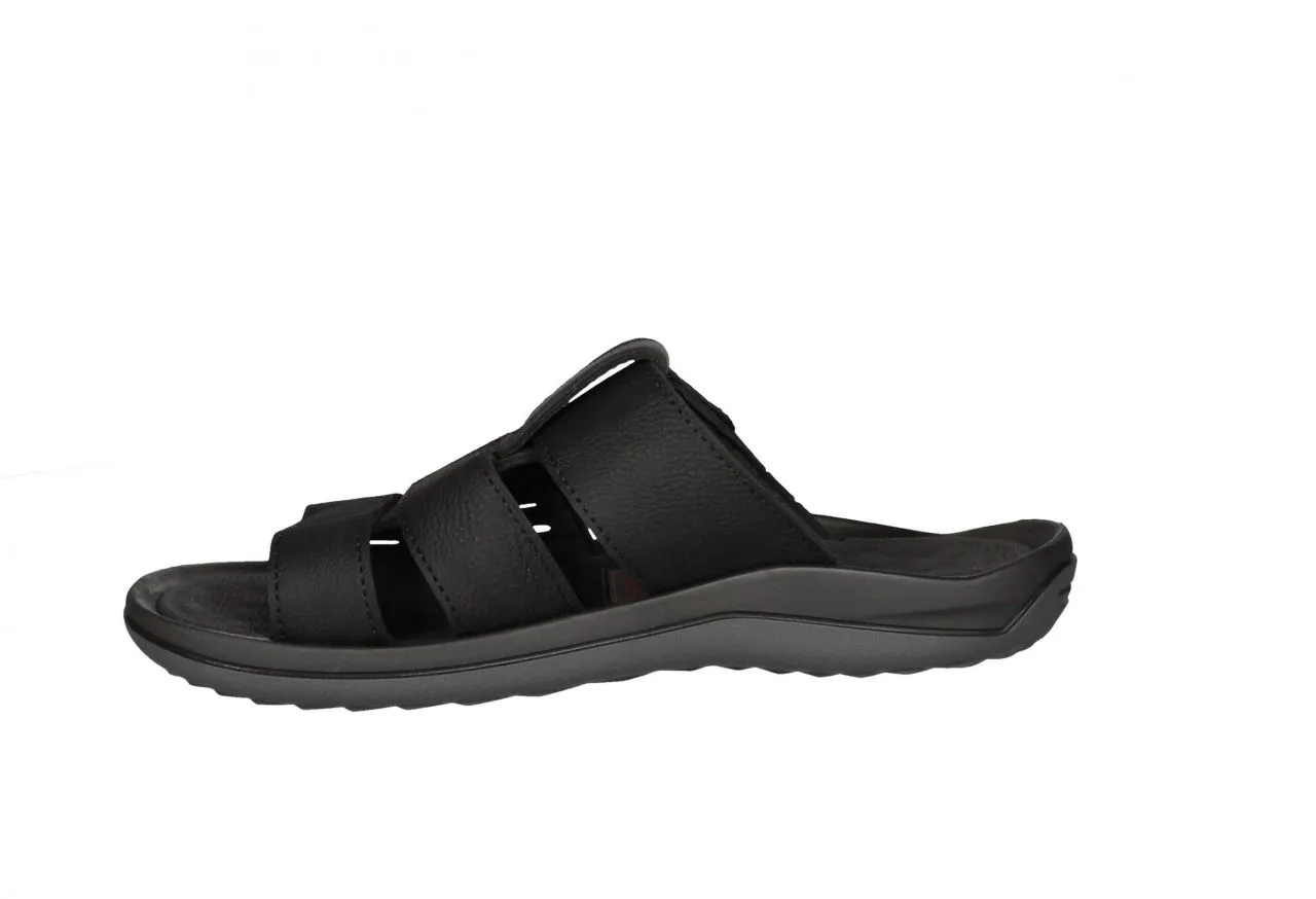 Pinky Playa Negro Velcro 3 Tiras Circulo Metal