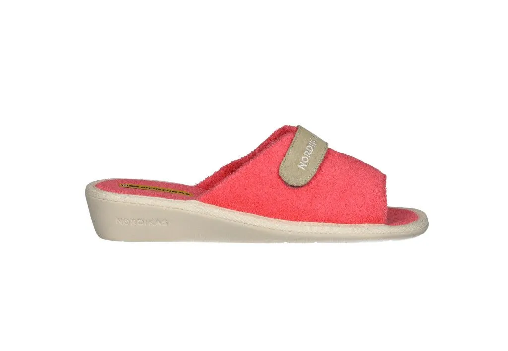 Pinky Toalla Coral Corte Pala Velcro Beig