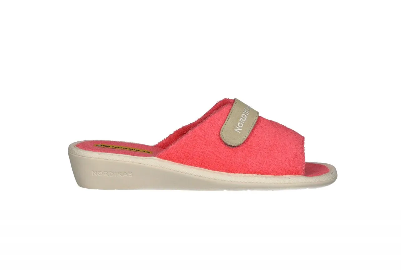 Pinky Toalla Coral Corte Pala Velcro Beig