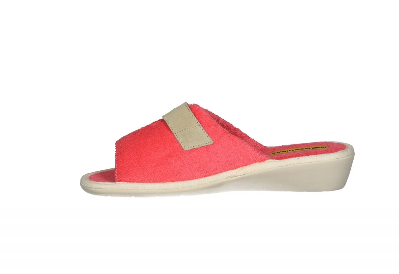 Pinky Toalla Coral Corte Pala Velcro Beig