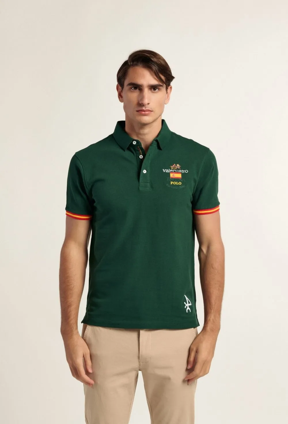 Polo Valecuatro clásico ESP color verde