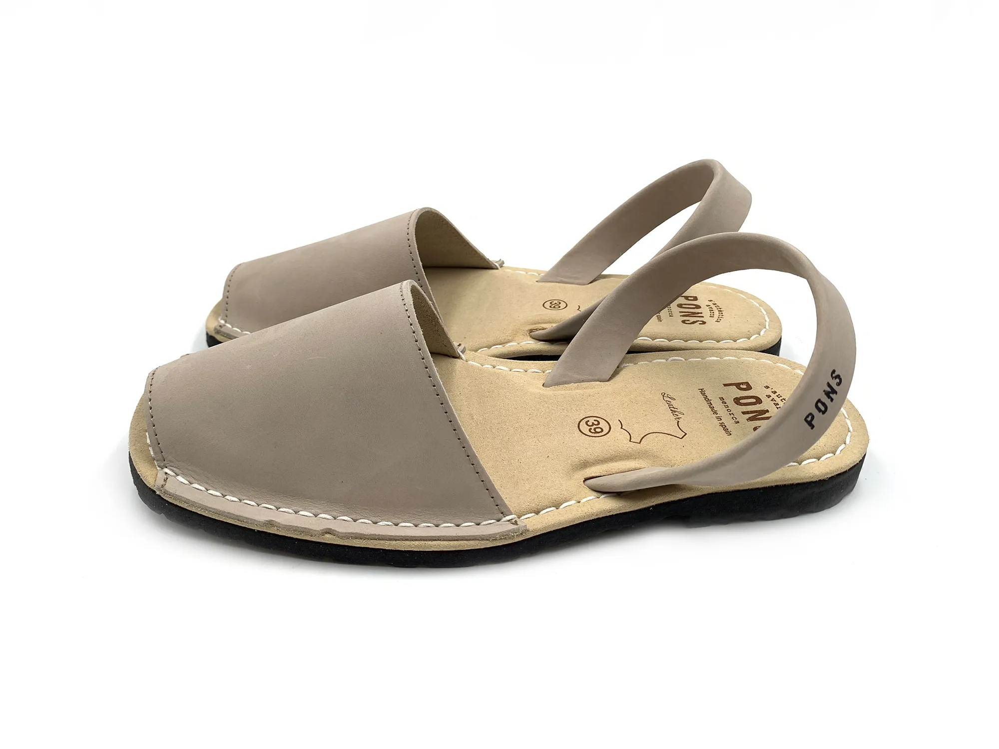 Pons Menorca 5048f Avarca Nocuck Taupe Hombre