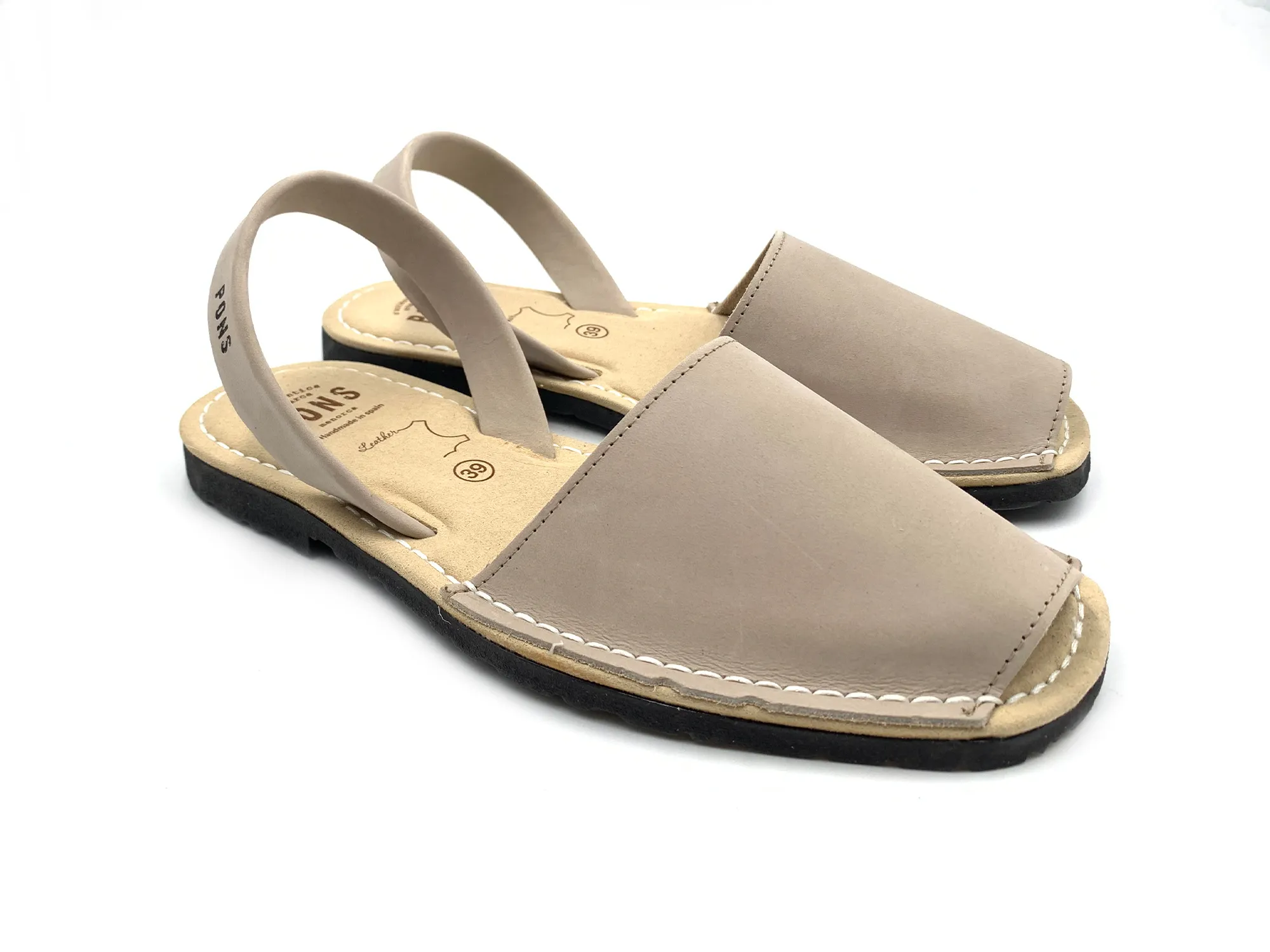 Pons Menorca 5048f Avarca Nocuck Taupe Hombre