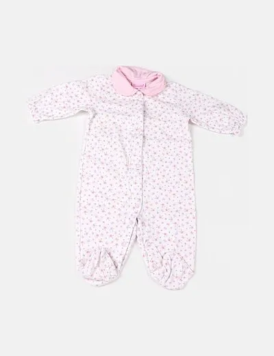 Prenatal Pijama blanca estampado floral