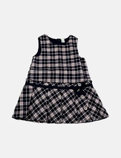 Prenatal Vestido bicolor cuadros