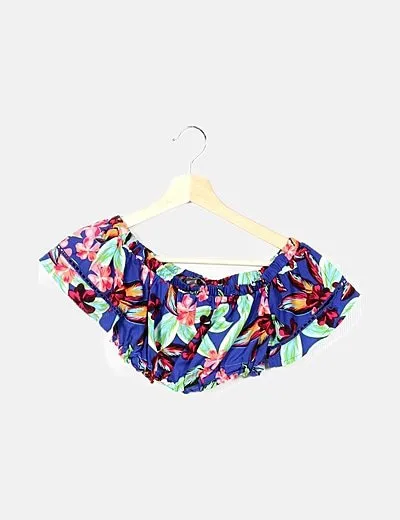 Primark Conjunto azul estampado floral