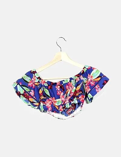 Primark Conjunto azul estampado floral